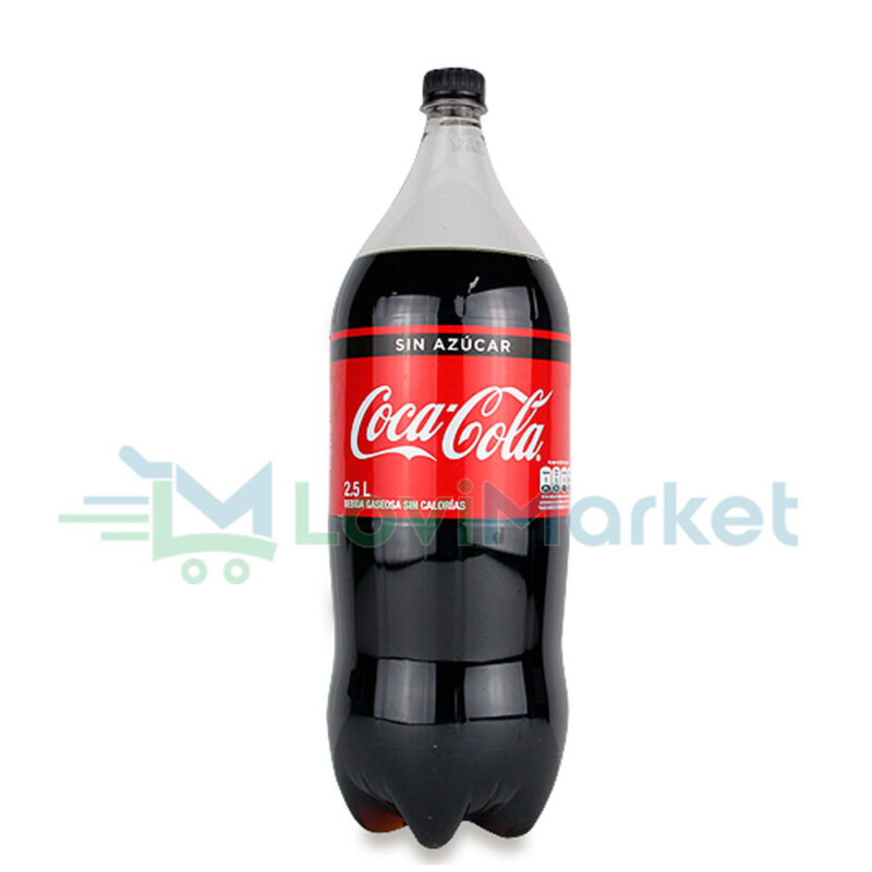 Lovimarket: Coca cola sin azucar 2.5 litros